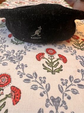Vintage Kangol Black Wool Bucket Hat